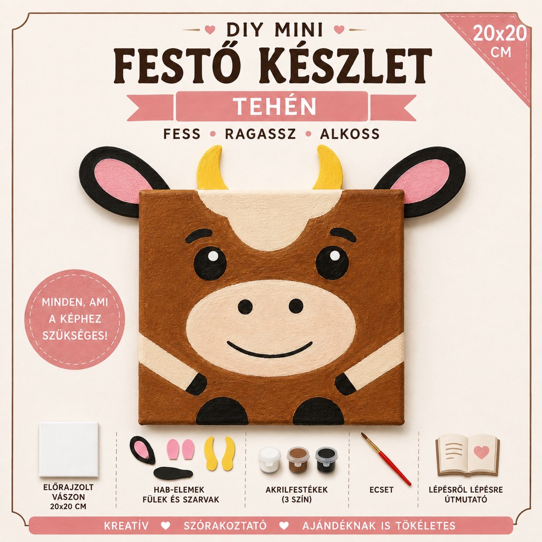 Set de pictură DIY cu căprioare -  - Artynos.ro
