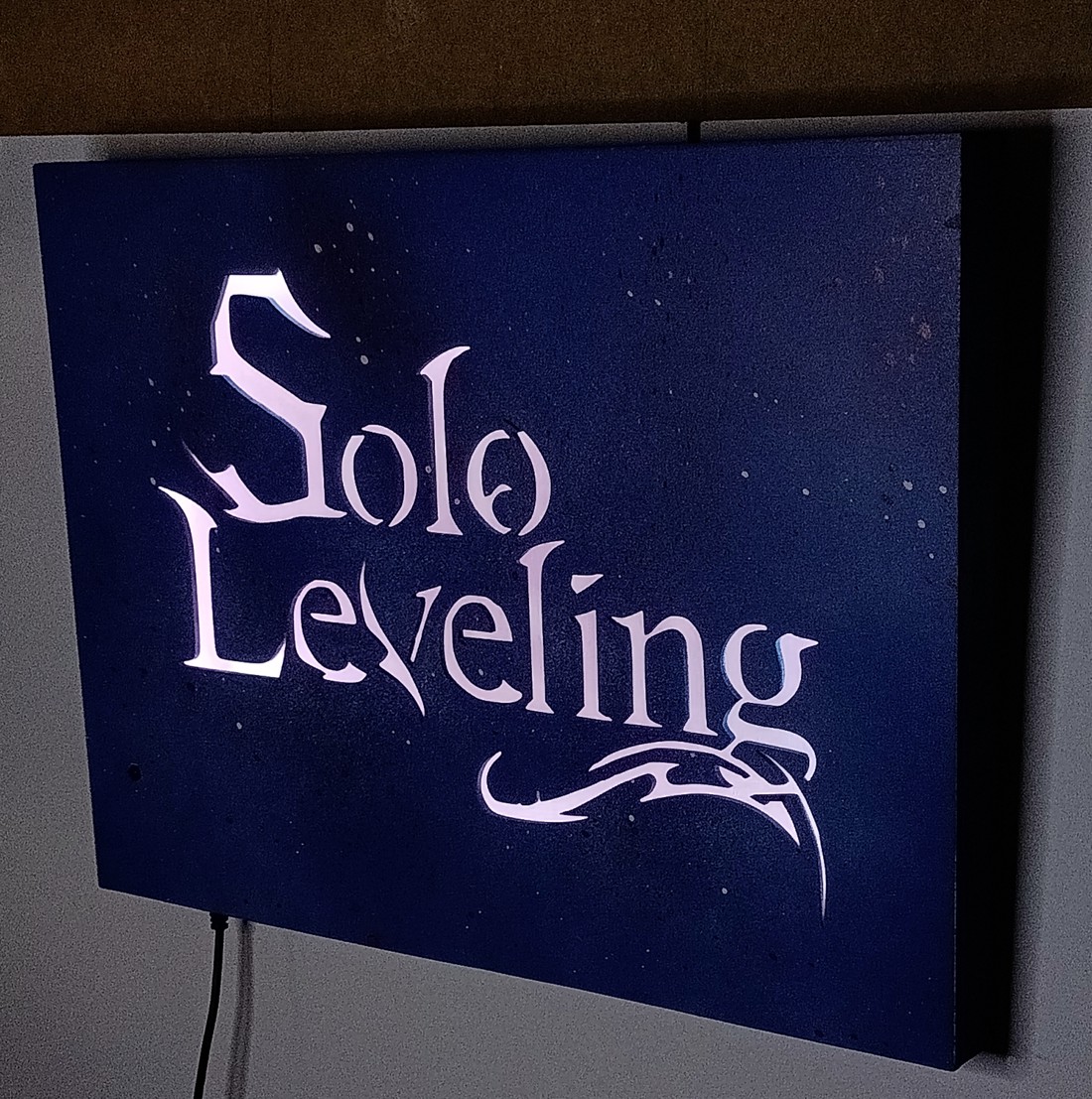 Solo Leveling - pictură murală iluminată - - Artynos.ro Solo Leveling - pictură murală iluminată - - Artynos.ro