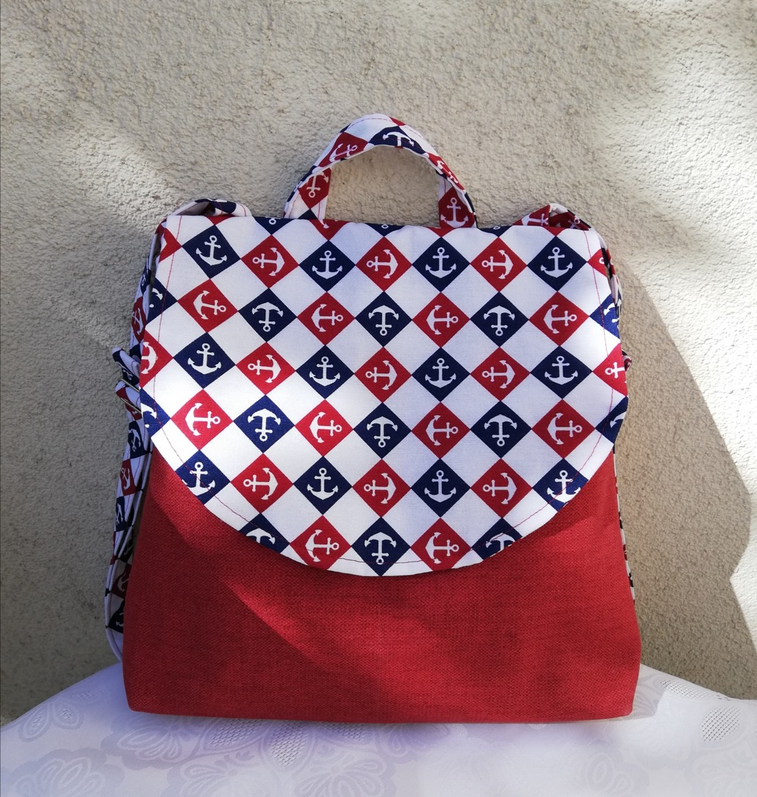 Rucsac pentru femei cu model de ancoră - geantă și husă - rucsacuri - rucsac damă, rucsac bărbați - Artynos.ro Rucsac pentru femei cu model de ancoră - geantă și husă - rucsacuri - rucsac damă, rucsac bărbați - Artynos.ro