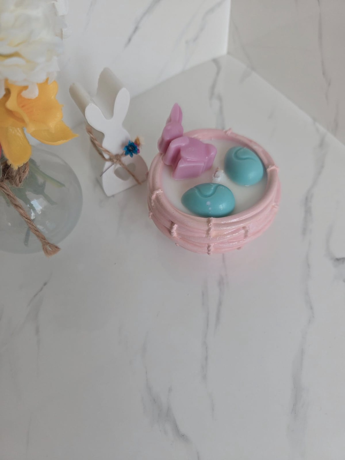 Lumanare cosulet impletit - casă & stil de viață - lumânări, parfumuri, arome - lumânări artizanale - Artynos.ro