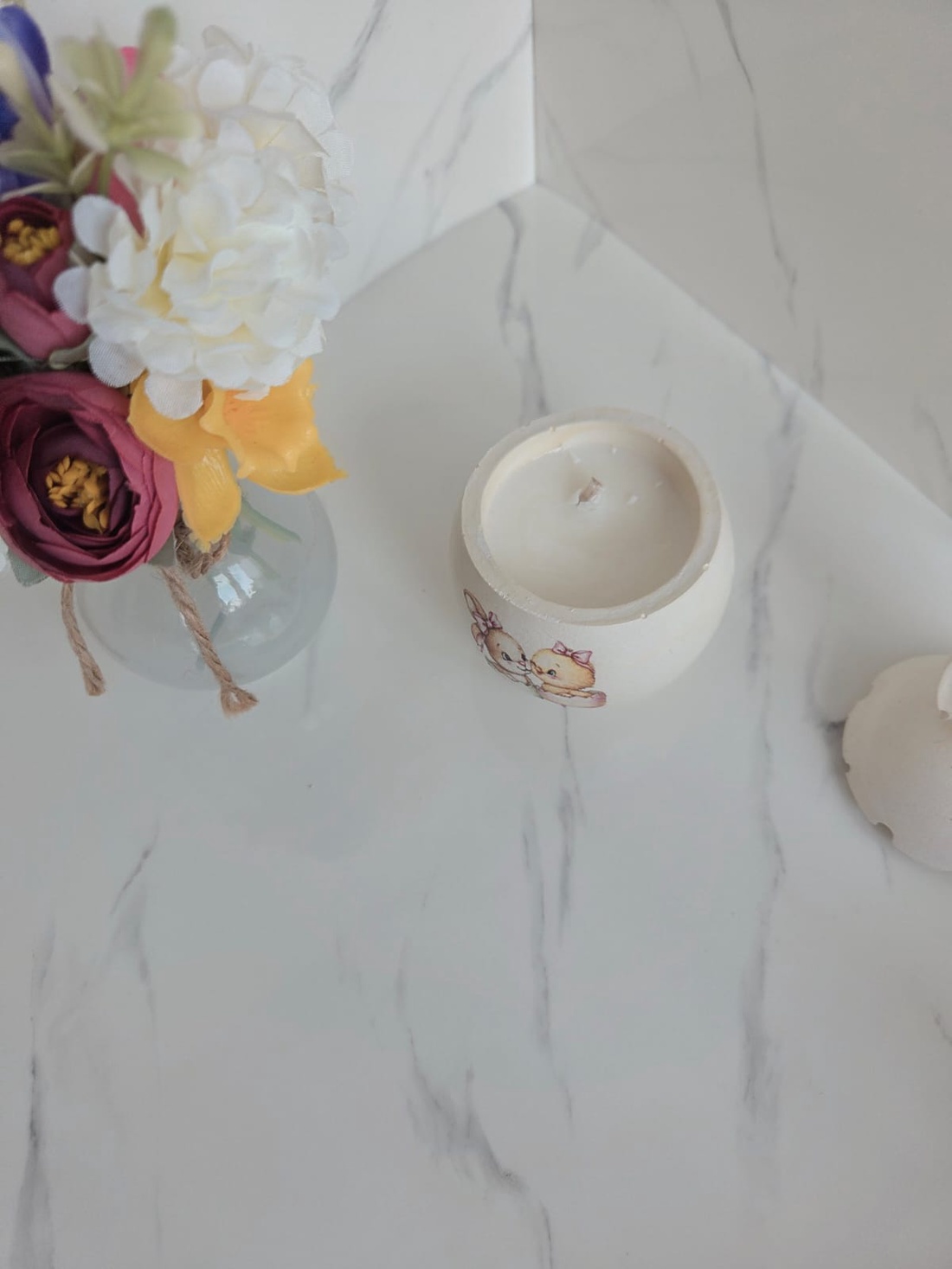 Lumanare  in recipient ou  - casă & stil de viață - lumânări, parfumuri, arome - lumânări artizanale - Artynos.ro