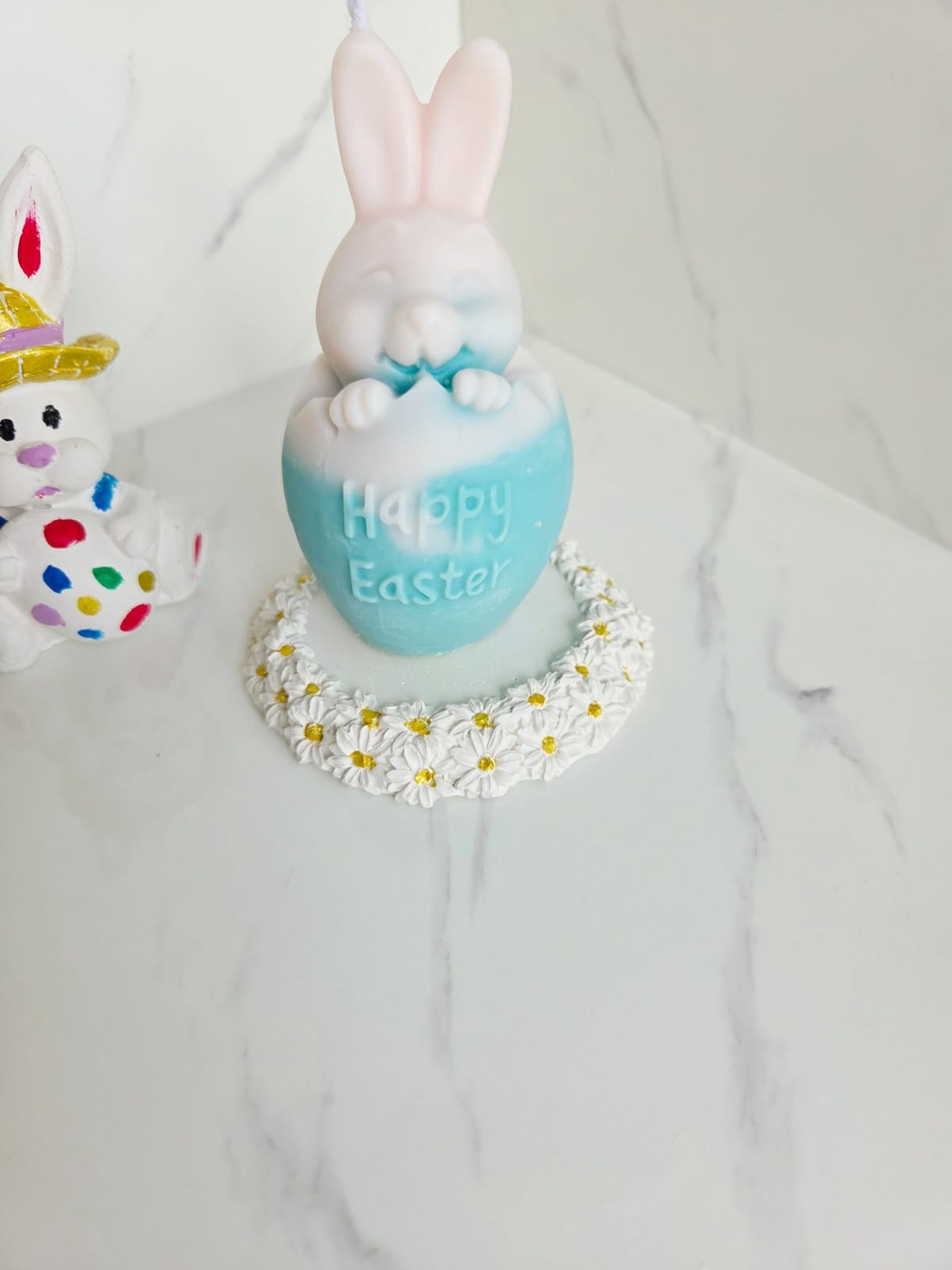 Lumanare  iepuras in coaja de ou - casă & stil de viață - lumânări, parfumuri, arome - lumânări artizanale - Artynos.ro