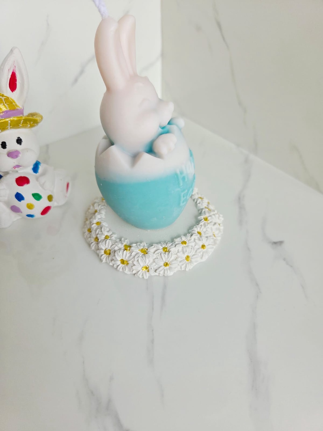 Lumanare  iepuras in coaja de ou - casă & stil de viață - lumânări, parfumuri, arome - lumânări artizanale - Artynos.ro