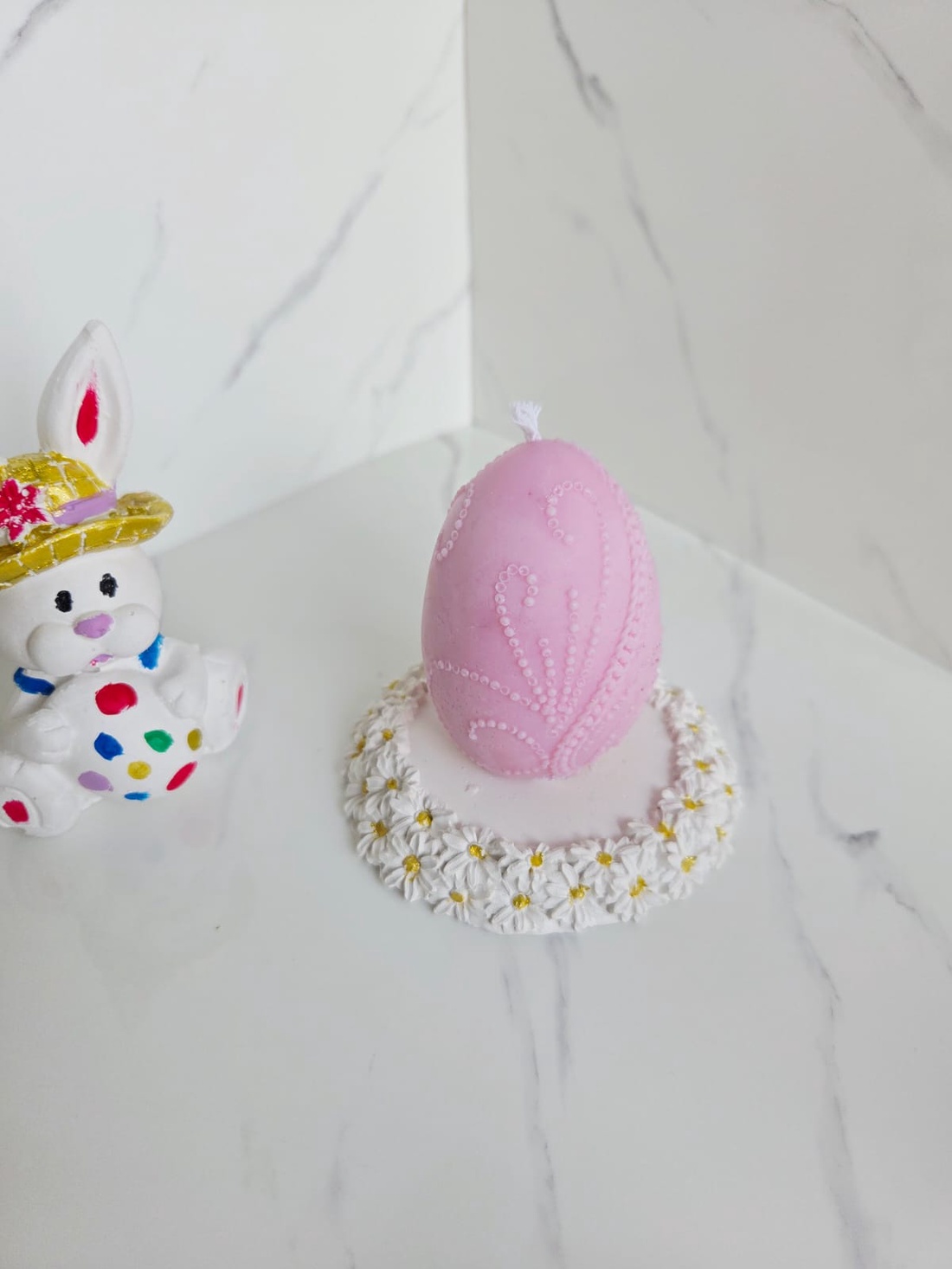 Lumanare  ou cu model - casă & stil de viață - lumânări, parfumuri, arome - lumânări artizanale - Artynos.ro