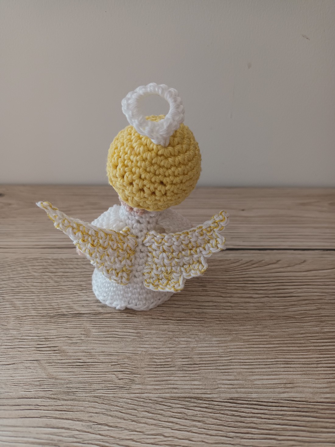 Înger Amigurumi - crăciun - decorațiuni de advent - decor pentru masa de advent - Artynos.ro