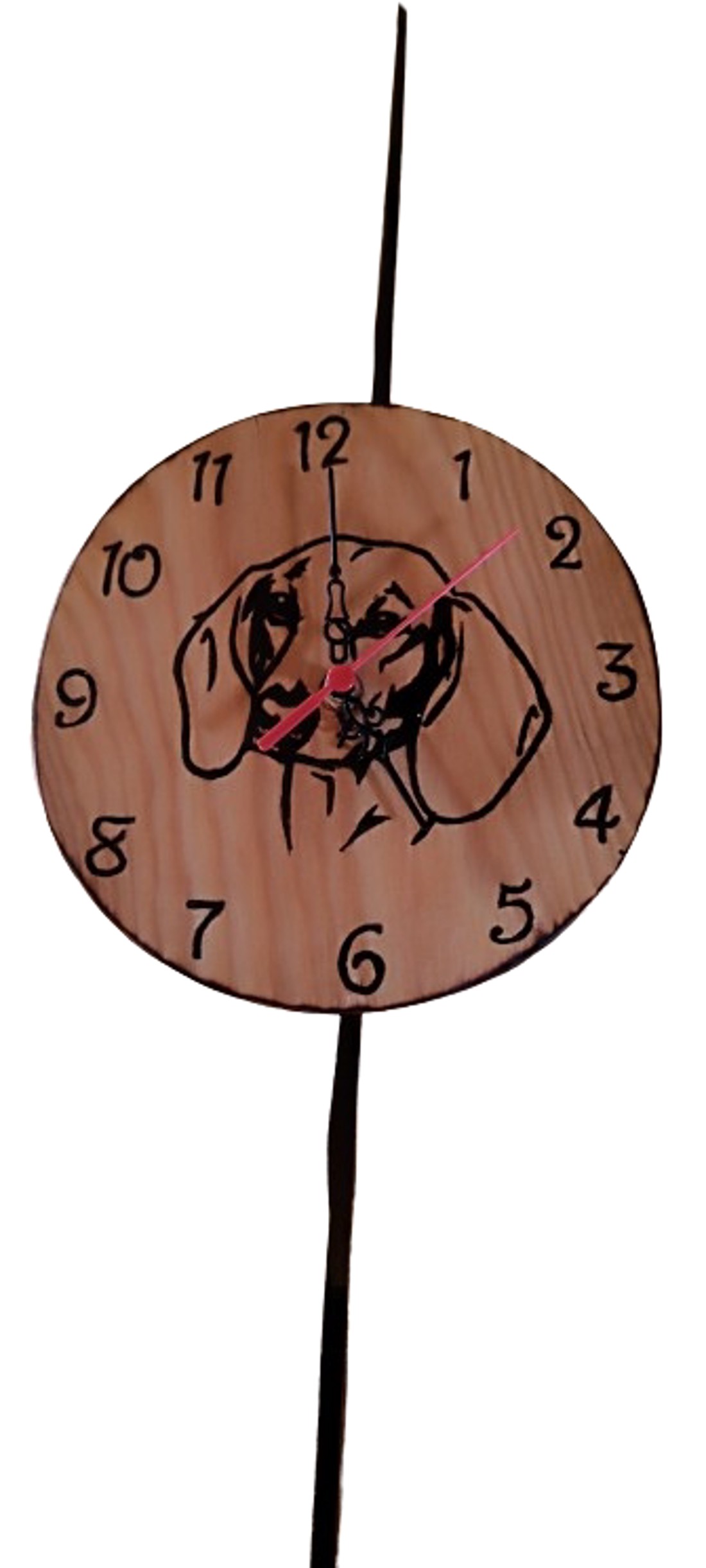 Ceas din lemn cu câine dachshund - - Artynos.ro Ceas din lemn cu câine dachshund - - Artynos.ro