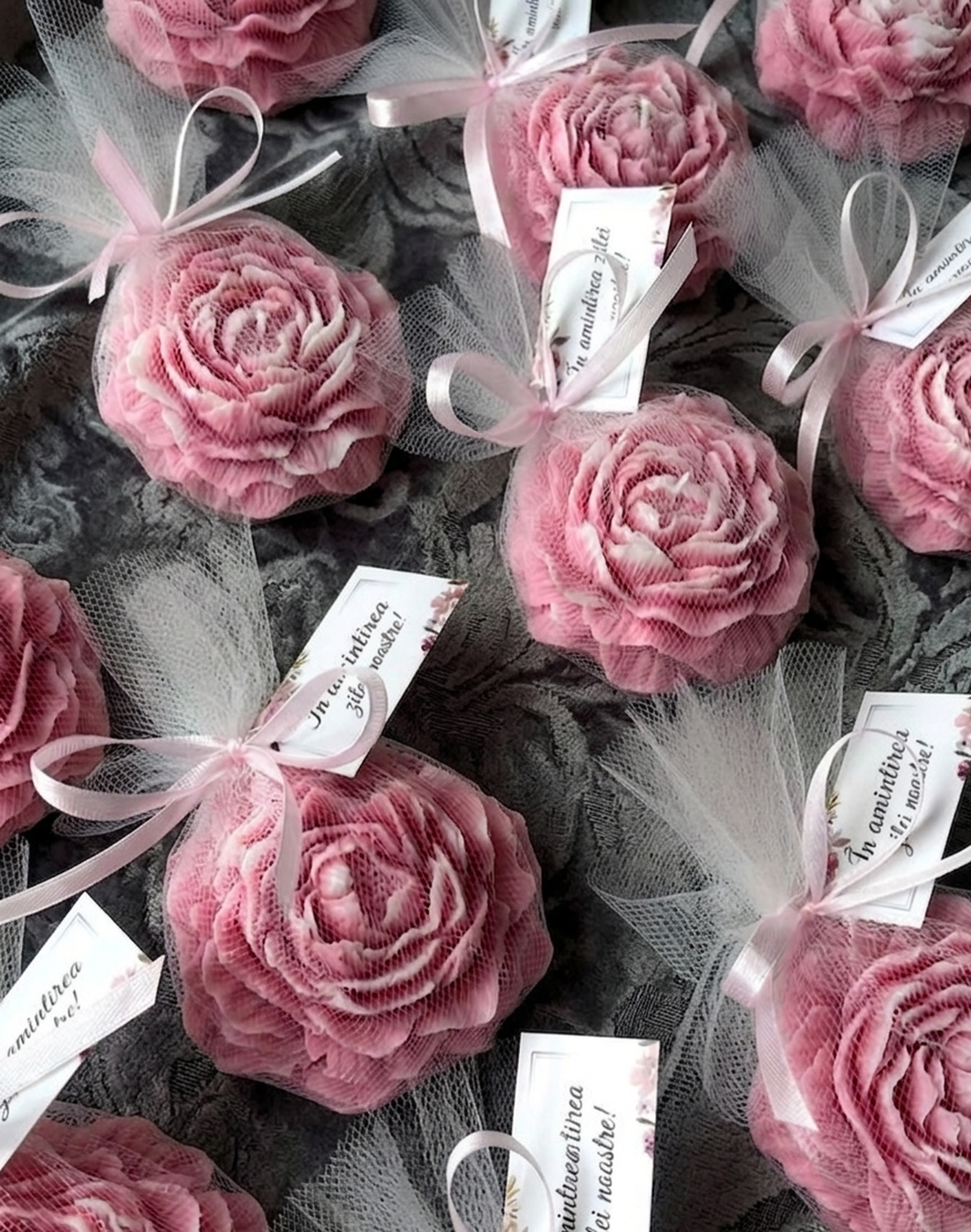 Lumânări bujor handmade � mărturii nuntă/botez sau cadou elegant - casă & stil de viață - lumânări, parfumuri, arome - lumânări artizanale - Artynos.ro