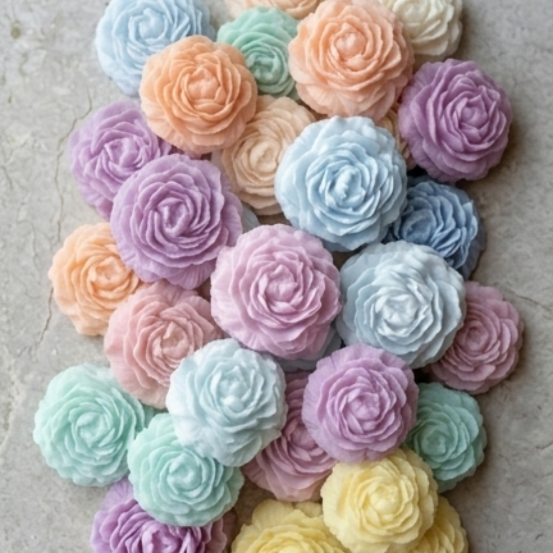 Lumânări bujor handmade � mărturii nuntă/botez sau cadou elegant - casă & stil de viață - lumânări, parfumuri, arome - lumânări artizanale - Artynos.ro
