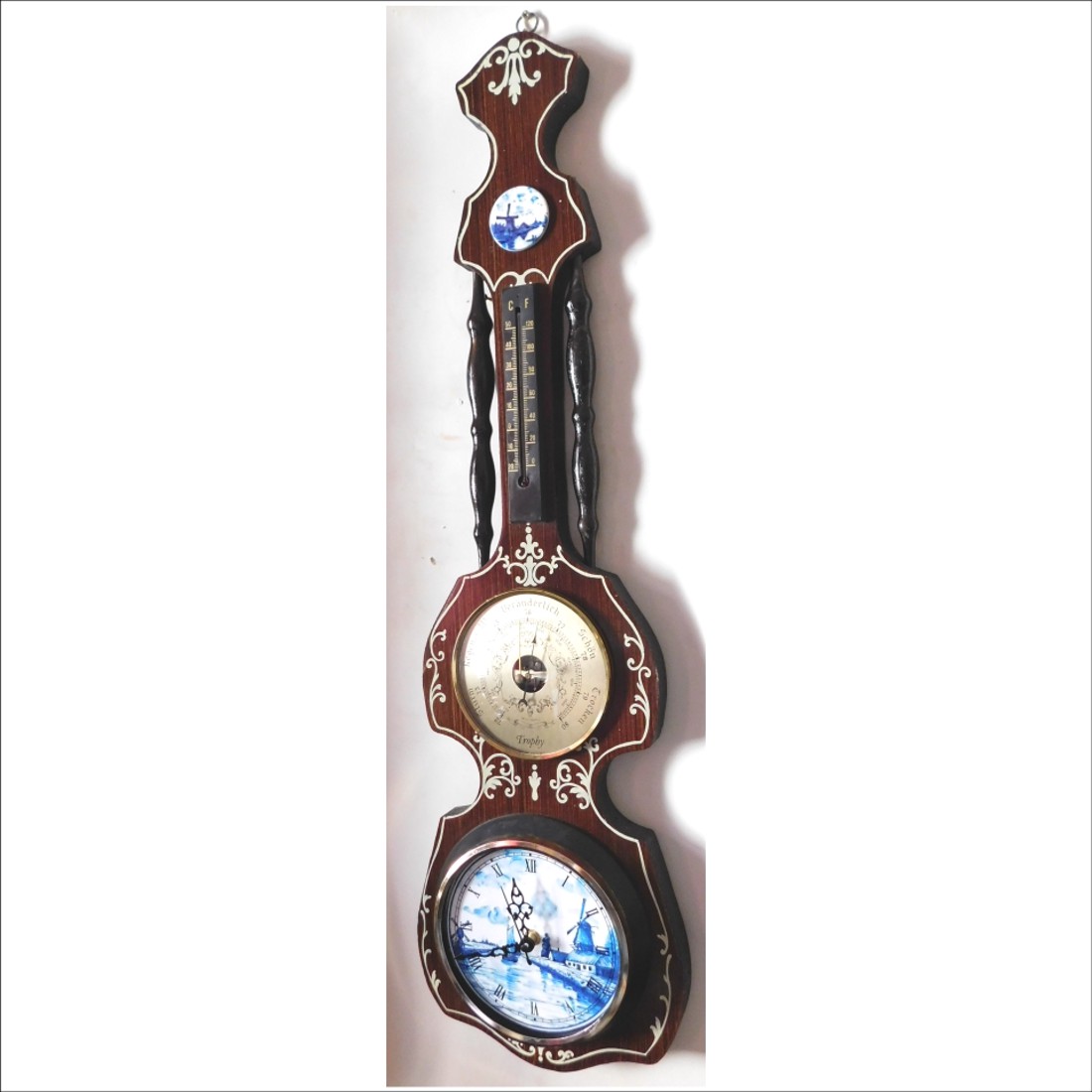 Barometru uriaș în formă de chitară, înalt de 85 cm - casă & stil de viață - decorațiuni de casă - decorațiuni de pereți - ceasuri de perete - Artynos.ro