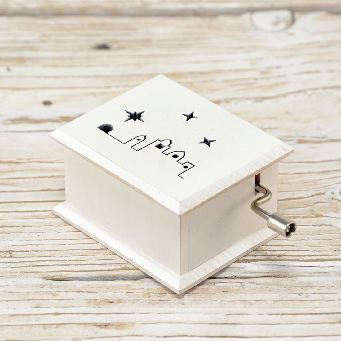 Silent noapte cutie muzicală alb -  - Artynos.ro