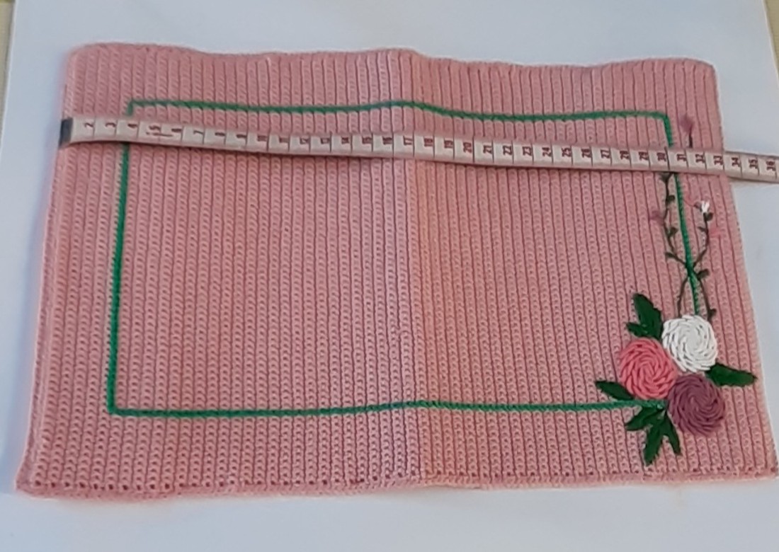 Croșetat și broderie carte capac set 100% microfibră acrilic fire carte capac + marcaj croșetat floare. -  - Artynos.ro