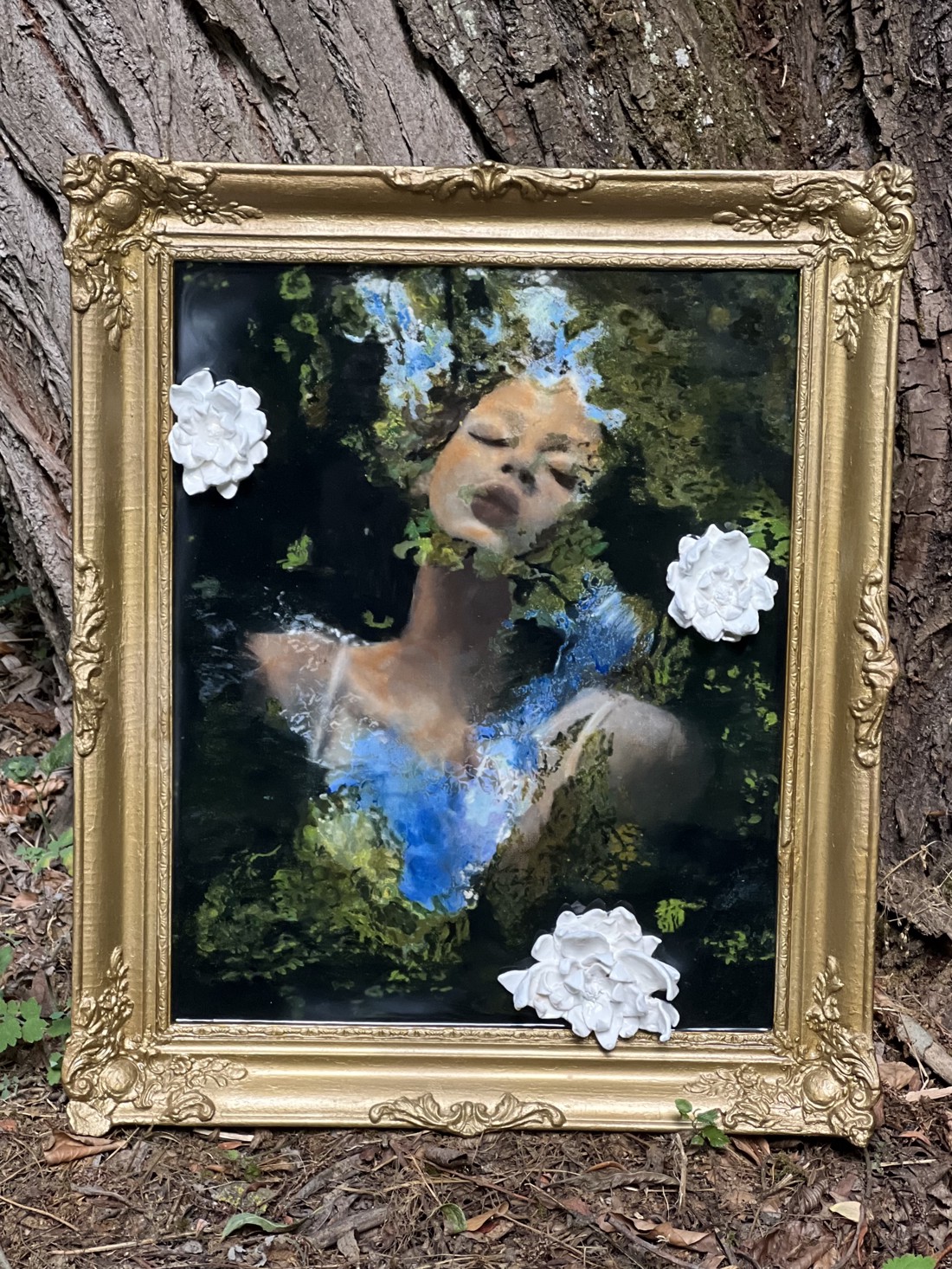 Pictură acrilică Tăcerea lui Rusalka -  - Artynos.ro