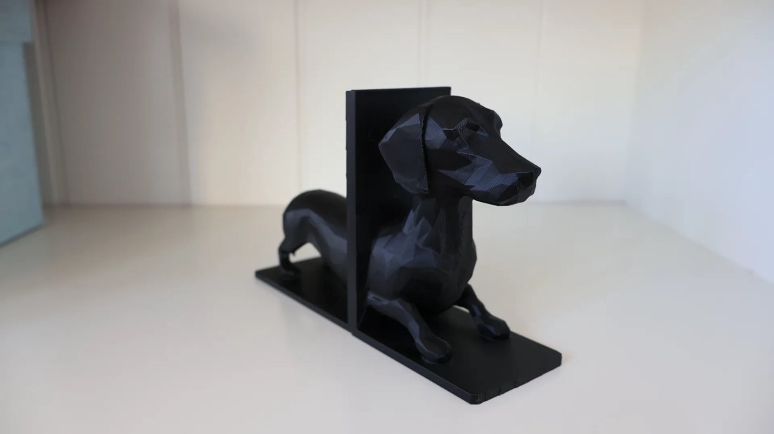 Suport de carte Dachshund și decorare raft - - Artynos.ro Suport de carte Dachshund și decorare raft - - Artynos.ro