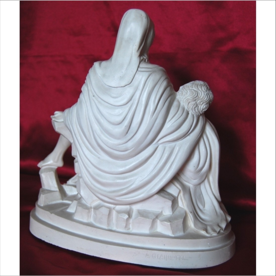 Pieta, Iisus coborât de pe cruce, A. Giannetti - arte vizuale și accesorii  - sculptură - sculptură din piatră - Artynos.ro