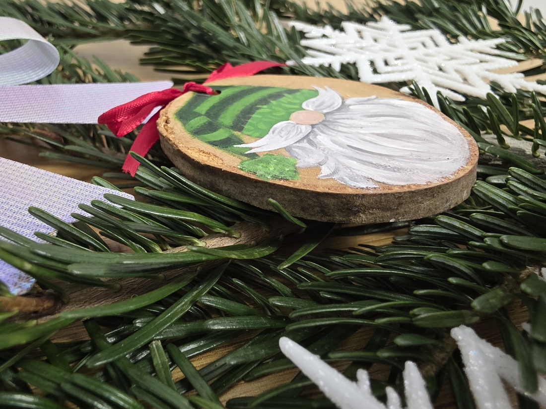 Glob de Craciun Pictat Manual - crăciun - decorațiuni de crăciun de casă - globuri de crăciun - Artynos.ro