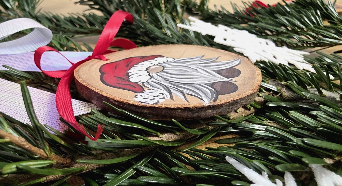 Glob de Craciun Pictat Manual - crăciun - decorațiuni de crăciun de casă - globuri de crăciun - Artynos.ro