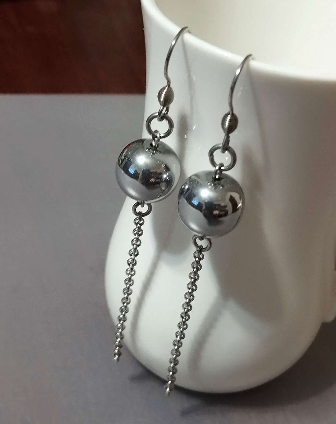 Hematit - bijuterii - cercei - cercei din pietre semiprețioase - Artynos.ro