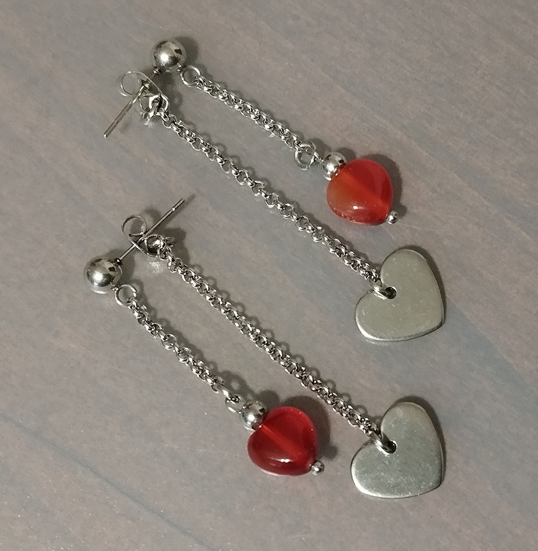 Carneol - bijuterii - cercei - cercei din pietre semiprețioase - Artynos.ro