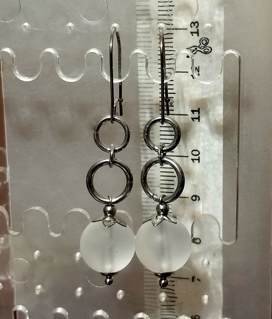 Cristal de stanca matuit - bijuterii - cercei - cercei din pietre semiprețioase - Artynos.ro