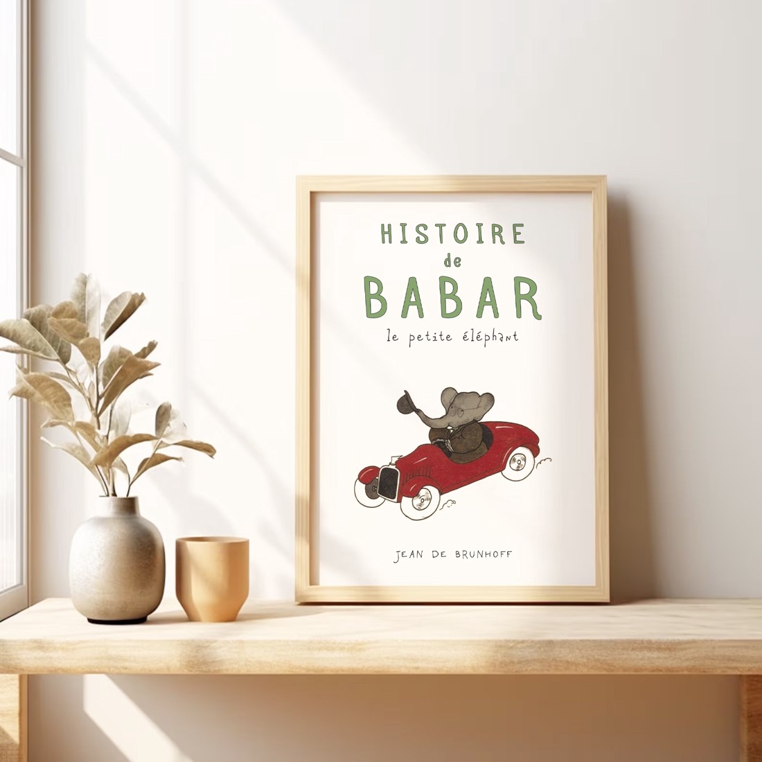 Babar elefant poster, camera copiilor arta de perete, poster - - Artynos.ro Babar elefant poster, camera copiilor arta de perete, poster - - Artynos.ro