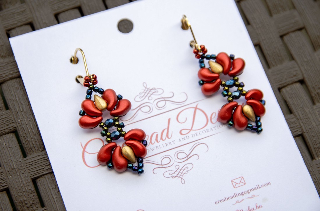 Creabead Design Matte Rose stil cercei - - Artynos.ro Creabead Design Matte Rose stil cercei - - Artynos.ro