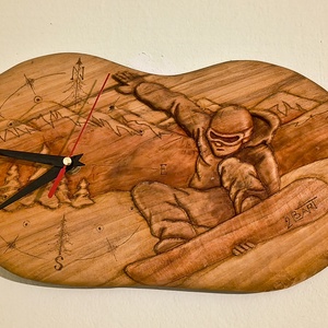 ceas de perete snowboard - casă & stil de viață - decorațiuni de casă - decorațiuni de pereți - ceasuri de perete - Artynos.ro