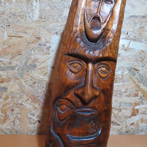 totem  sculptat, Arte vizuale si accesorii , Sculptura, Statuie lemn, , totem  sculptat
este o sculptura realizata manual din lemn de tei
ca finisaj piesa este tratata de ..., ARTYNOS