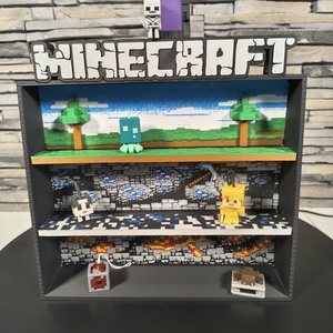�� Display pentru figurine Minecraft Kinder Joy � suport colecție �� - casă & stil de viață - organizare & depozitare - organizator birou - Artynos.ro