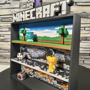 �� Display pentru figurine Minecraft Kinder Joy � suport colecție �� - casă & stil de viață - organizare & depozitare - organizator birou - Artynos.ro