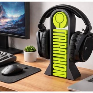 � Suport pentru căști � MARATHON (inspirat din jocul video) �� - genți și portofele - portofele, huse, suporturi - husă pentru căști - Artynos.ro