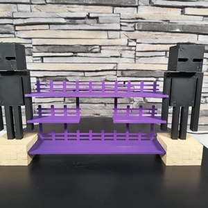 �� Display pentru figurine Minecraft Kinder Joy � suport colecție - casă & stil de viață - organizare & depozitare - organizator birou - Artynos.ro