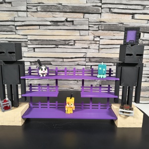 �� Display pentru figurine Minecraft Kinder Joy � suport colecție - casă & stil de viață - organizare & depozitare - organizator birou - Artynos.ro