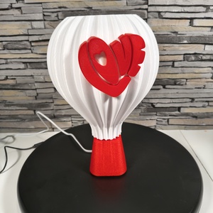 Veioza decorativa LOVE � lampa ambient, print 3D �, Casa & Stil de viata, Lampi si corpuri de iluminat, Lampa de ambianta, Altele, ARTYNOS