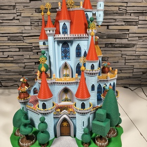 �� Castel decorativ de poveste � decor fantasy handmade � cadou special copii / colectionari (print 3D) ��, Casa & Stil de viata, Echipament pentru camera copiilor, Decoratiuni de camera, Altele, ARTYNOS