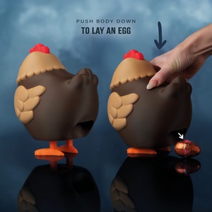 �� Henriegga � găina care face ouă � � decor amuzant de Paste si nu numai �� - decor de sărbători - decorațiuni de paște - decor masă de paște - Artynos.ro