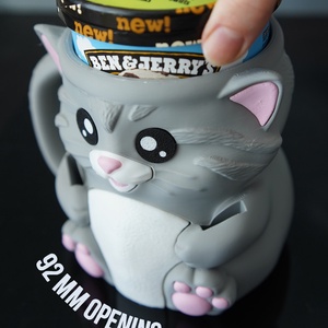 ��� Suport inghetata pisicuta � decor adorabil si practic � cu sertar pt sprinkles ���, Casa & Stil de viata, Echipamente de bucatarie, Accesorii de servire, Cani, Altele, ARTYNOS