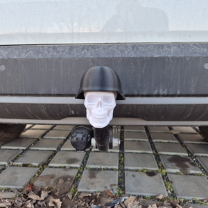 � Decor cârlig remorcare � craniu cu cască � accesoriu auto  � - casă & stil de viață - mașină - sticker de mașină - Artynos.ro