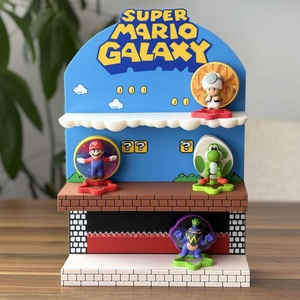 ��� Display Super Mario Galaxy pentru figurine Mc Donalds � decor gaming (print 3D) ��� - casă & stil de viață - organizare & depozitare - organizator birou - Artynos.ro