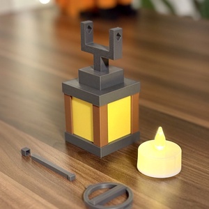 Lampă Minecraft Vulpita �  LED Ambient ,  Print 3D , Cadou gamer - casă & stil de viață - lămpi și corpuri de iluminat - lampă de ambianță - Artynos.ro