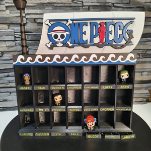 Display One Piece pentru figurine Kinder Joy Funko Pop � 21 compartimente, Casa & Stil de viata, Organizare & Depozitare, Organizator birou, Altele, ARTYNOS