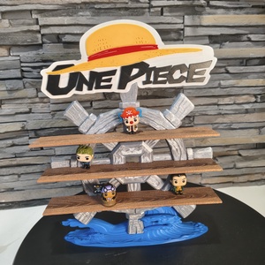 Display One Piece cu timona si valuri � suport figurine Kinder Joy, Casa & Stil de viata, Organizare & Depozitare, Organizator birou, Altele, ARTYNOS