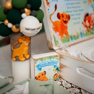 Lumanare botez cu figurina leu, Jucarii si echipamente pentru copii, Daruri de botez, Altele, ARTYNOS