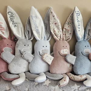 Nyuszik névvel - jucării și echipamente pentru copii - cadouri baby shower - Artynos.ro