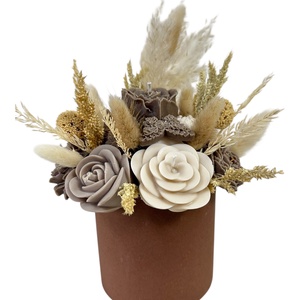 Aranjament cu ceara de soia parfumat , Casa & Stil de viata, Lumanari, parfumuri, arome, Ceara parfumata, Aranjament de flori, Lumanare si fabricarea lumanarilor, ARTYNOS