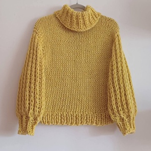 Pulover Sunny , Imbracaminte si moda, Haine dama, Bluze dama, Impletitura, ARTYNOS