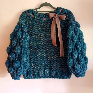 Pulover Bubble , Imbracaminte si moda, Haine dama, Bluze dama, Impletitura, ARTYNOS