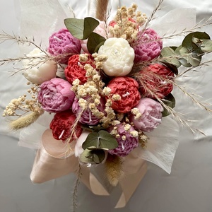 Buchet bujori lumanari , Casa & Stil de viata, Decoratiuni de casa, Accesorii florale, Cutii cu flori, Aranjament de flori, Altele, ARTYNOS