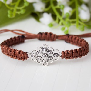 Bratara macramé impletita - maro, , , ARTYNOS