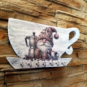 Bucătărie agățat de stocare cu elf cafea drăguț -  - Artynos.ro
