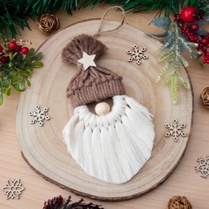 Ornament de Craciun Macramé Elf - maro/bej, , , ARTYNOS